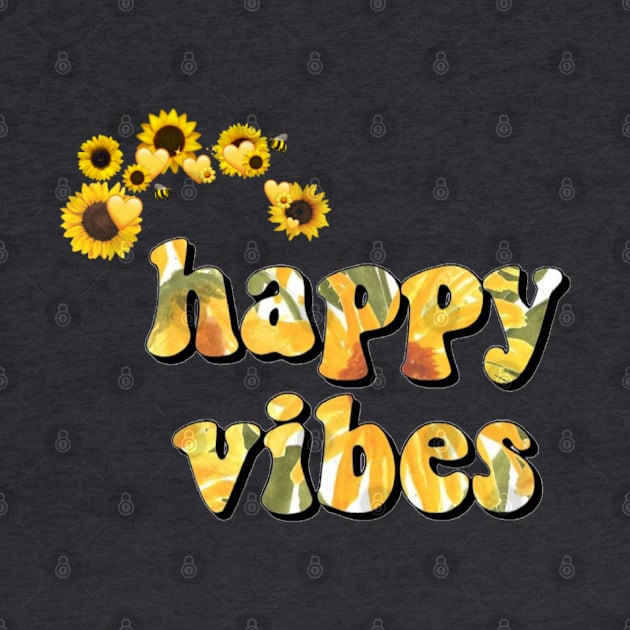 Happy Vibes Sunflower by Wandering Barefoot